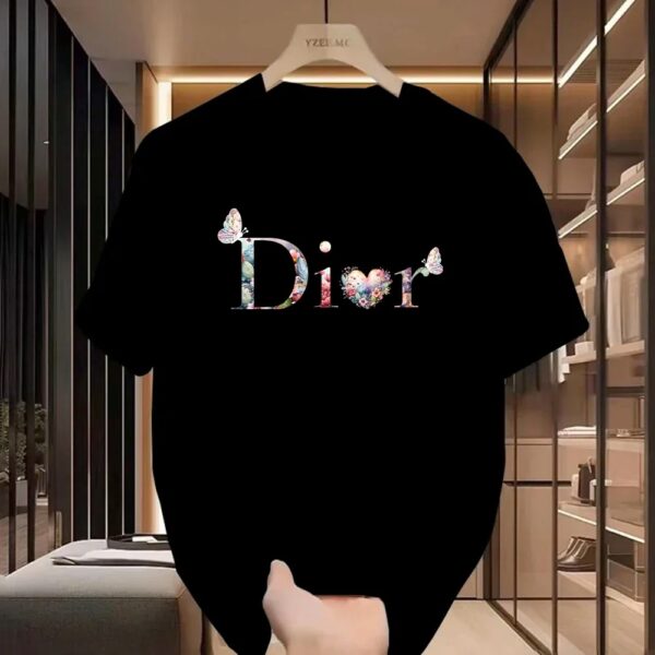 Women Casual T-Shirt Harajuku Y2k Designer Ladies Luxury Tees Female Vintage Trendy Women Pullover T Shirts - Image 2