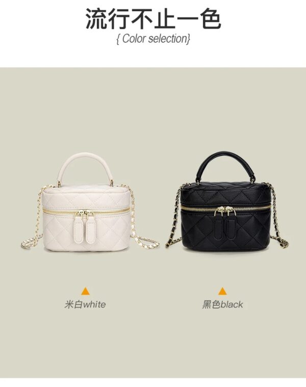 New Mini Quilted Chain Diamond Checkered Women's Crossbody Bag Fashion Mini Designer Handbag High Quality PU Women's Small Bag - Image 8