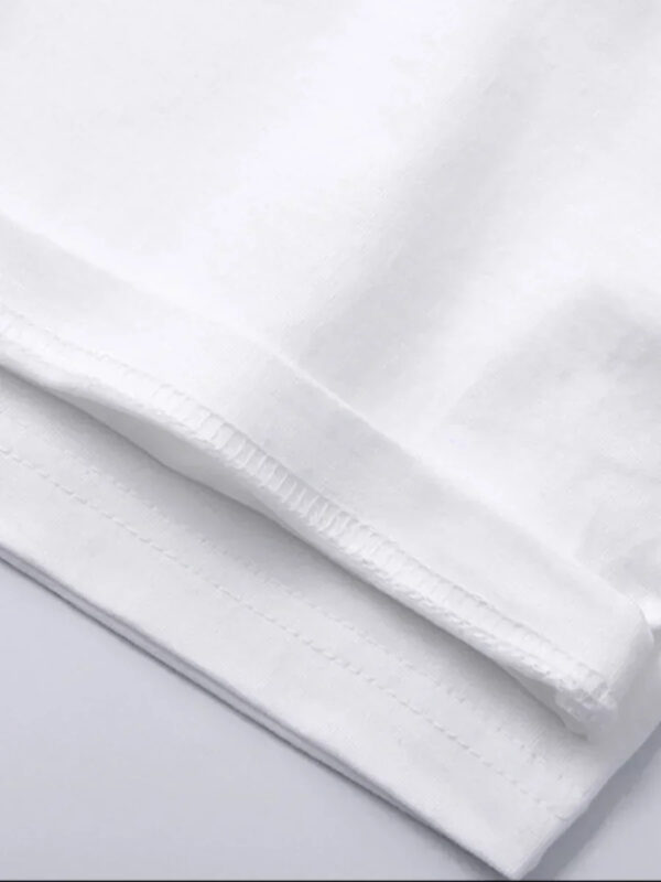 Summer 100% Cotton Women's T-shirt Bottoming Basic Fashionable Solid Lady Short Sleeve Loose Tops Shirts 230g/㎡ Tops - Image 4