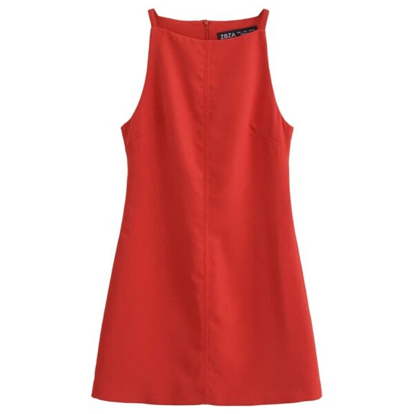 Fashion Summer Dresses 2025 Womens Dresses Bodycon Sleeveless Mini Dress White Red Blue Black Yellow Dress Vacation Dresses - Image 6
