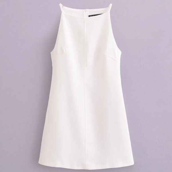 Fashion Summer Dresses 2025 Womens Dresses Bodycon Sleeveless Mini Dress White Red Blue Black Yellow Dress Vacation Dresses - Image 3