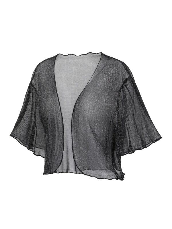 New best-selling fashionable oversized cardigan for girls, a thin semi-transparent shrug for summer. - Image 2