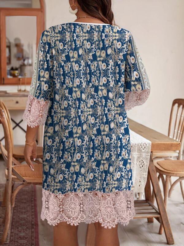 Plus Size Fashion Elegant Women Dress Loose Casual Dress Women Dress New Temperament - Image 4
