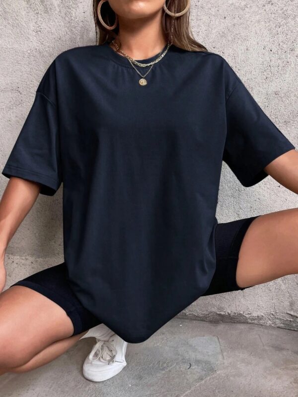 Solid Color Short Sleeve Women Fitness Cotton Soft Tshirts Breathable Comfortable Clothes Basic All Match Loose Tee Shirt Female