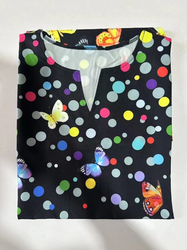 2025 European and American Cross Border Women's New Dress V-neck Sleeveless Sexy Printed Large Hem Foreign Trade Dress - Image 4