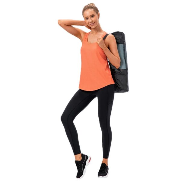 Women Sport tank Tops Loose Yoga Tops Quick Dry Workout Sport Tops For Women Fitness Sport Yoga Shirt - Image 7