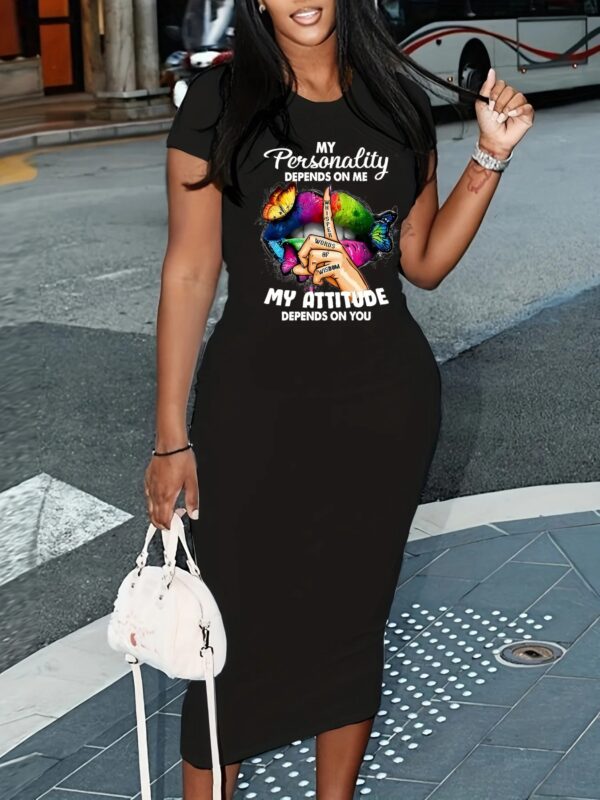 Women's Summer Short Sleeved Sexy Dress - Image 8