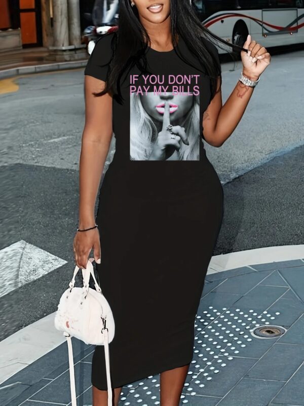 Women's Summer Short Sleeved Sexy Dress - Image 7