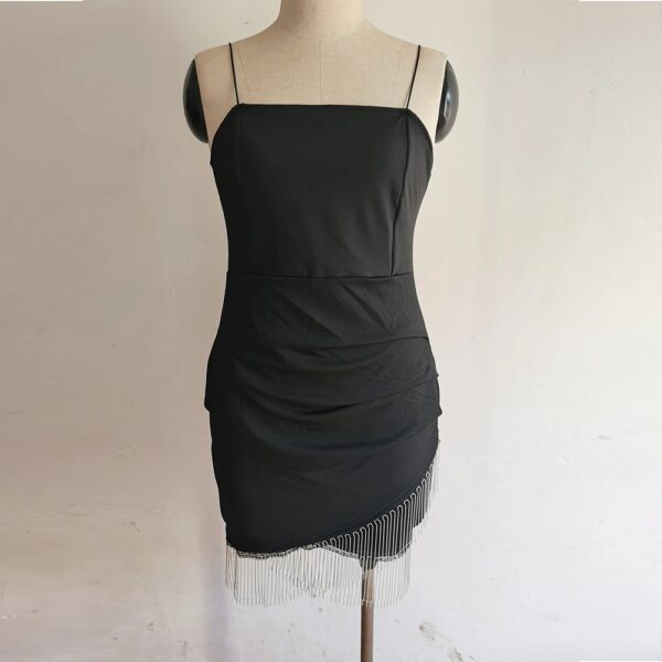 Summer fashion slip dresses sexy slim cross women's skirts - Image 4