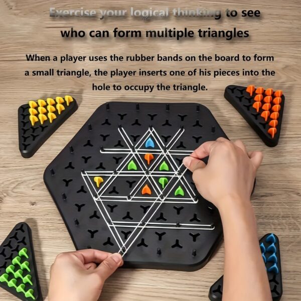 Triangle Chain Chess - Interactive Family Game for Kids, Enhances Logical Thinking & Puzzle Skills, Birthday Gifts Christmas, Halloween Gift - Image 8