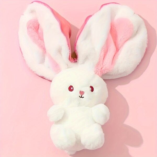 Transforming Rabbit Pillow, Strawberry Rabbit Plush Toy, Carrot Rabbit Doll, Pillow, Birthday Gift Holiday Gift Easter Gift Christmas Gift - Image 5
