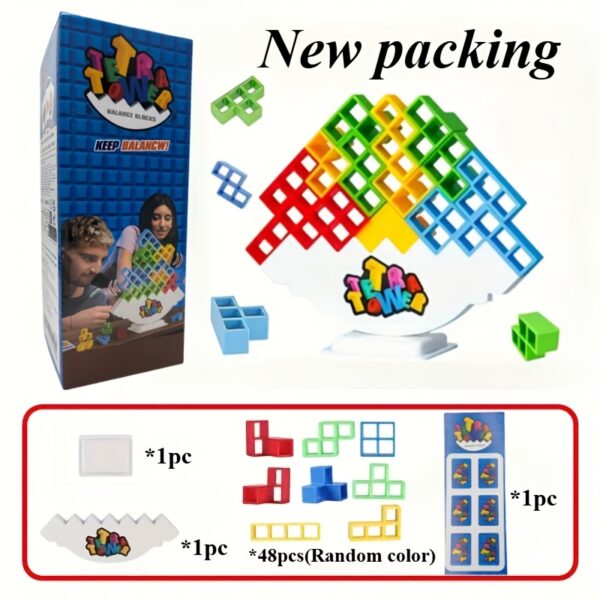 Stacking Fun Desktop Toys, Balancing Blocks, Balance Tower Games, Entertaining Party Games, Balance Stacking Toys for Family Games, Gatherings, And Travel. - Image 8