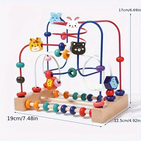 New Arrival - Three-Line Animal Bead Toy for Early Education, Sensory Development, And Hand-Eye Coordination. Perfect for Birthday, Halloween, And Christmas Gifts - Image 5