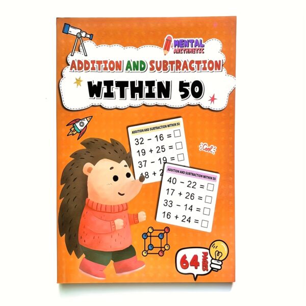 1 Pack Kids Addition & Subtraction Math Practice Workbook - Colorful Arithmetic Exercises for Ages 3+, Covers 10-100 Numbers, Early Learning Skills Development, Holiday Gift (Easter/Christmas), School Supplies for Preschool & Kindergarten, Math Learning Tools, Engaging Educational Design, Durable Paper Quality - Image 2