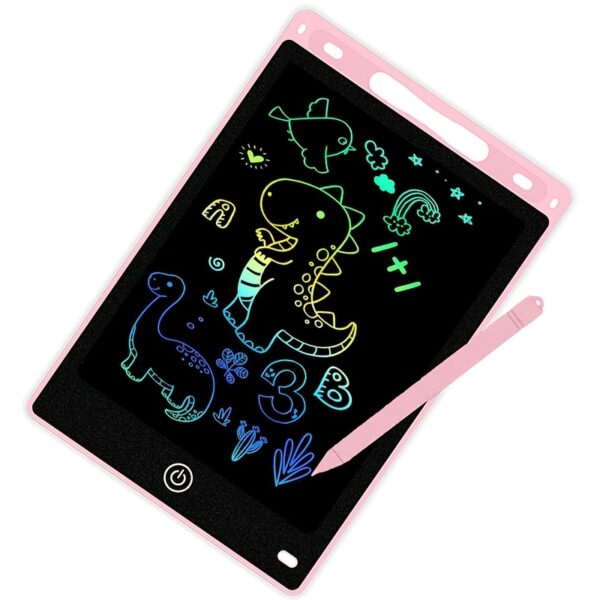 21.59cm Erasable Wipeable Drawing Board with LCD Screen - Interactive Learning Toy, Colorful Plastic Frame, 3-12 Years Old Educational Gift, All-Season Creative Play, Wipeable Drawing Board - Image 3