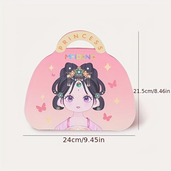 DIY Princess Makeup Bag Set - Handmade Makeup Dress Up, Diamond Stickers, Suitable for Girls | Perfect for New Year, Easter, Christmas, Mother'S Day, New Year - Image 10