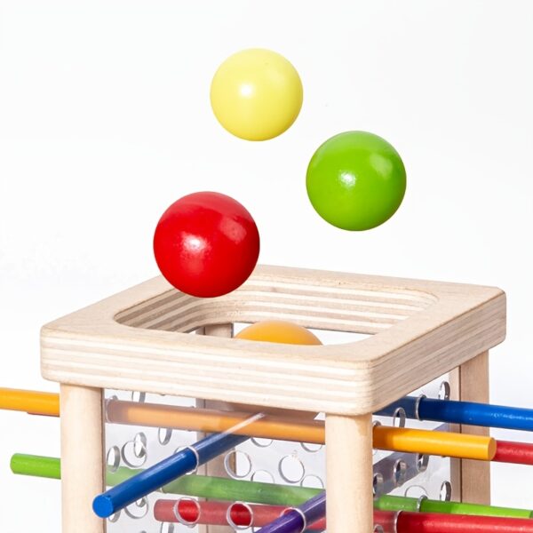 Interactive Wooden Stick Game for Youngsters - Colorful Educational Toy for Cognitive Development & Focus Training, Includes Mixed Colors Sticks and Dual-Level Puzzle, Ideal Birthday or Holiday Gift, Kid Toys for winter - Image 5