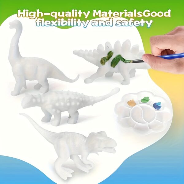 6pcs Children's Dinosaur Painting Set Teaching Toy S Handmade DIY Dinosaur Gift for Boys and Girls Birthday Gift Holiday Gift Creative Toy - Image 6
