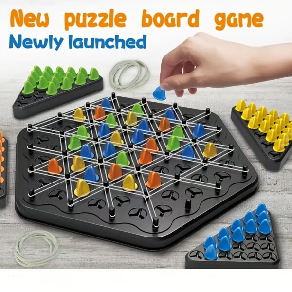 Triangle Chain Chess - Interactive Family Game for Kids, Enhances Logical Thinking & Puzzle Skills, Birthday Gifts Christmas, Halloween Gift - Image 4