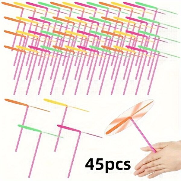 15/30/45pcs Plastic Dragonfly Flying Toys, Easy To Assemble, Bright Colors, Perfect For Parties, Portable, And Educational Game Toys - For Gatherings And Outdoor Play, As Halloween, Chrismas Gift - Image 7