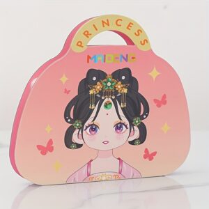 DIY Princess Makeup Bag Set - Handmade Makeup Dress Up, Diamond Stickers, Suitable for Girls | Perfect for New Year, Easter, Christmas, Mother'S Day, New Year