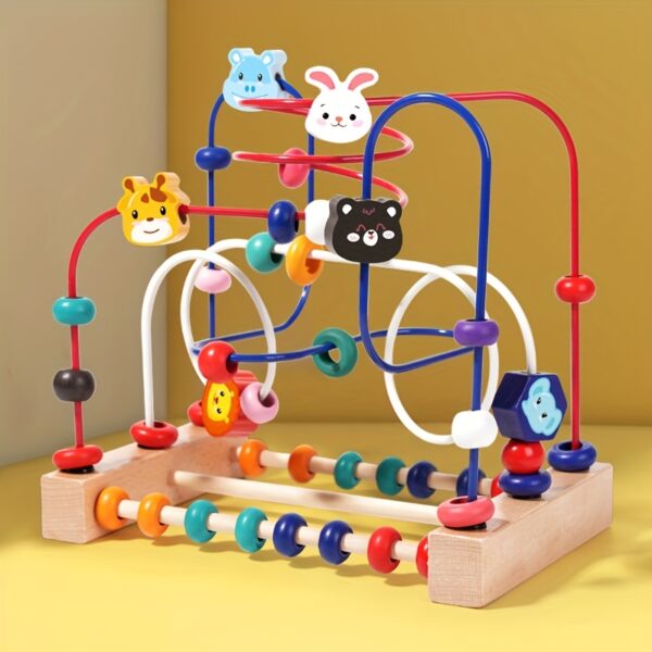 New Arrival - Three-Line Animal Bead Toy for Early Education, Sensory Development, And Hand-Eye Coordination. Perfect for Birthday, Halloween, And Christmas Gifts - Image 6