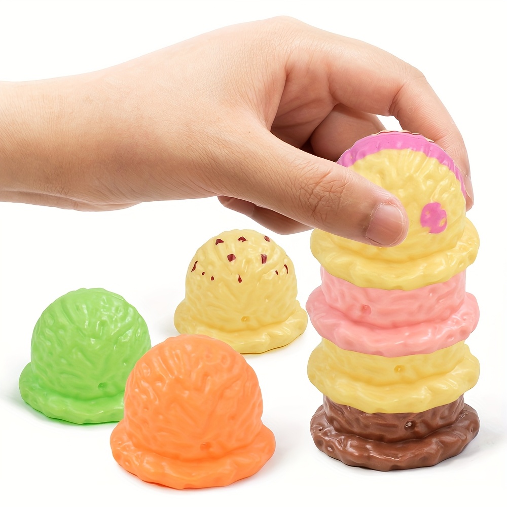 Ice Cream Pop-Up Game - Interactive Parent-Youngsters Desktop Puzzle Toy for Hand-Eye Coordination, Mixed Colors - Image 7