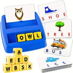 Interactive Educational Toy for Boys And Girls, Teaching Word Recognition, Spelling, And Memory Enhancement, Matching Letter Learning Game Activity, Letter Recognition Learning Toy, A Birthday Gift