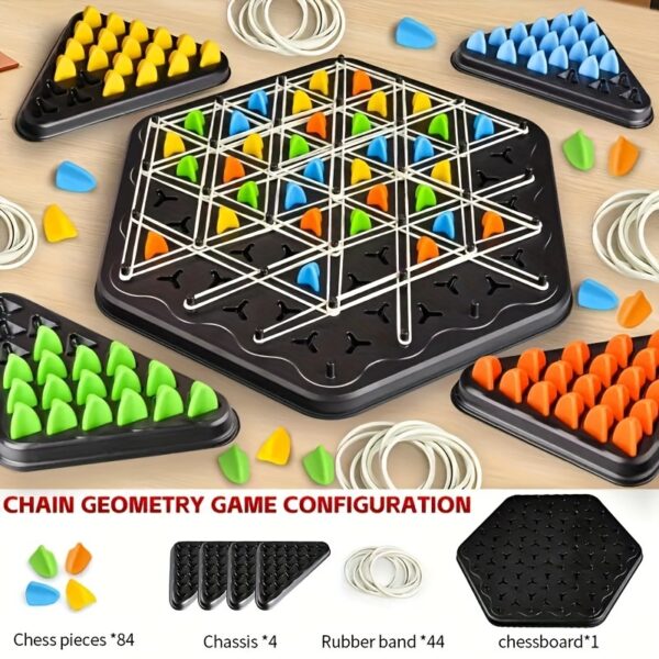 Triangle Chain Chess - Interactive Family Game for Kids, Enhances Logical Thinking & Puzzle Skills, Birthday Gifts Christmas, Halloween Gift - Image 6