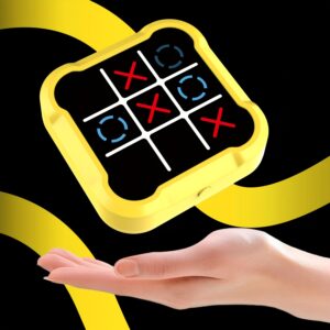 Children's Educational Tic-Tac-Toe Game Console, Portable Outdoor Interactive Toy, Creative 9-Grid Challenge for Enhancing Logic and Strategic Planning Skills