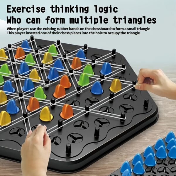Triangle Chain Chess - Interactive Family Game for Kids, Enhances Logical Thinking & Puzzle Skills, Birthday Gifts Christmas, Halloween Gift - Image 5
