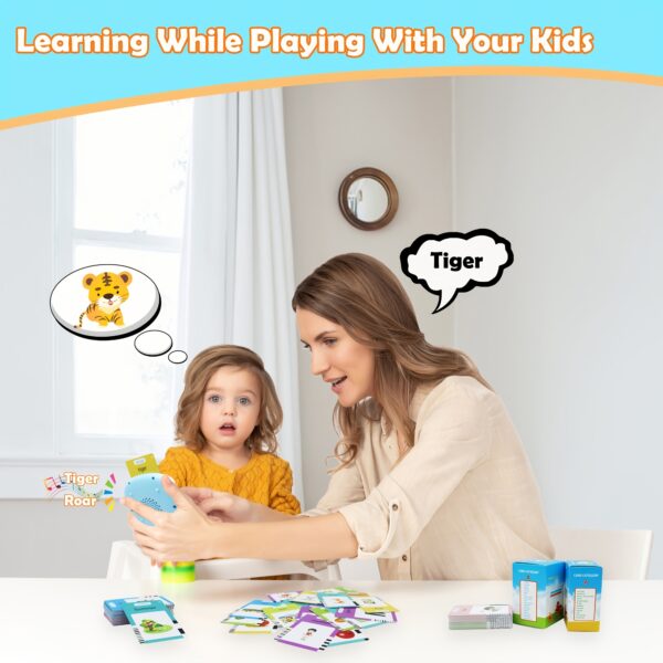255 Flashcards with 510 English Words That Speak, Interactive Educational Toys for Boys And Girls, Perfect for Christmas And Birthday Gifts, Featuring Auditory And Visual Word Learning. - Image 6