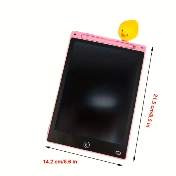 21.59cm Erasable Wipeable Drawing Board with LCD Screen - Interactive Learning Toy, Colorful Plastic Frame, 3-12 Years Old Educational Gift, All-Season Creative Play, Wipeable Drawing Board - Image 10