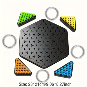 Triangle Chain Chess - Interactive Family Game for Kids, Enhances Logical Thinking & Puzzle Skills, Birthday Gifts Christmas, Halloween Gift