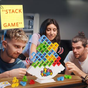 Stacking Fun Desktop Toys, Balancing Blocks, Balance Tower Games, Entertaining Party Games, Balance Stacking Toys for Family Games, Gatherings, And Travel.