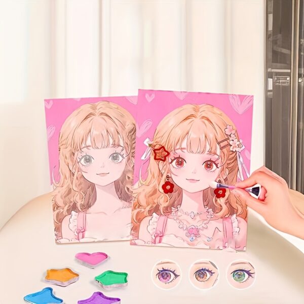 DIY Princess Makeup Bag Set - Handmade Makeup Dress Up, Diamond Stickers, Suitable for Girls | Perfect for New Year, Easter, Christmas, Mother'S Day, New Year - Image 12