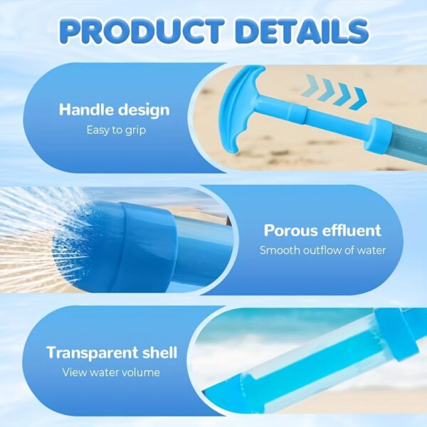 1pc fireworks water sprayer, 2025 new fireworks water jump, romantic fireworks photography props, fireworks style high pressure water sprayer, suitable for evening party games, pool party photo props - Image 5