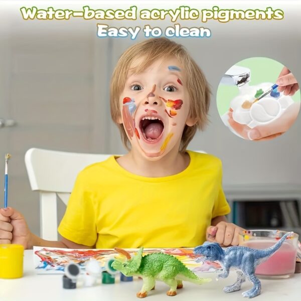 6pcs Children's Dinosaur Painting Set Teaching Toy S Handmade DIY Dinosaur Gift for Boys and Girls Birthday Gift Holiday Gift Creative Toy - Image 8