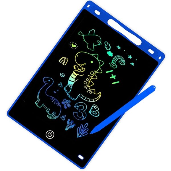 21.59cm Erasable Wipeable Drawing Board with LCD Screen - Interactive Learning Toy, Colorful Plastic Frame, 3-12 Years Old Educational Gift, All-Season Creative Play, Wipeable Drawing Board - Image 4
