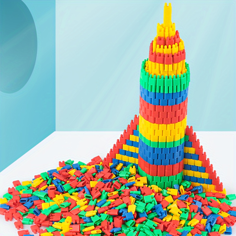 103pcs Plastic Toy Rocket Building Block Set: Bullet Building Block Assembly Model, Perfect Gift for Halloween, Christmas, And Any Holiday - Image 2
