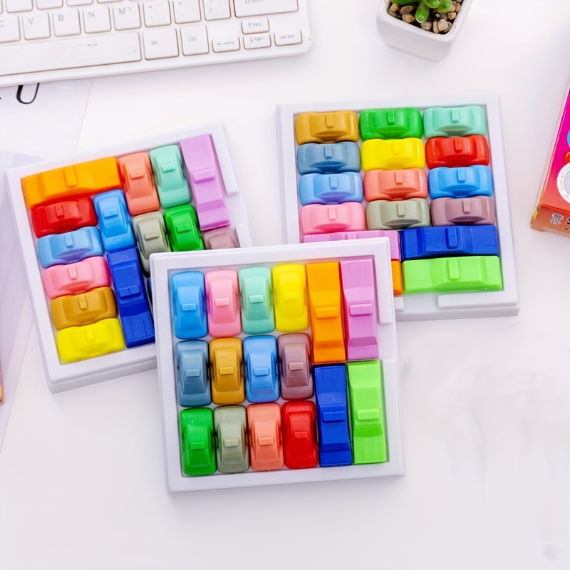 IQ-Boosting Car Parking Lot: Educational Toys for Primary School Kids to Race and Move Cars Out of the Garage! - Image 2