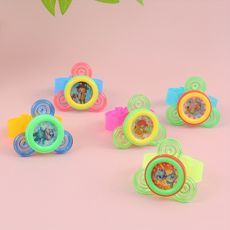 12pcs Colorful Educational Maze Spinning Tops in Transforming Colors - Fun Plastic Gyroscopes for Youngsters, Teens Parties, Classroom Rewards & Birthday Gifts, Classroom Rewards|Festive Playset|Durable Plastic - Image 4