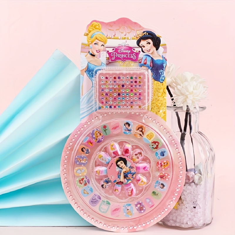 1 Box Disney Nail Stickers - Frozen Elsa Anna, Sofia, Snow White - Random Cartoon Designs, Valentine’s Gift, s Girls Nail Art Decals (New/Old Packaging) - Image 2