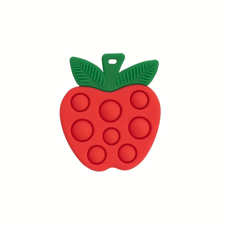 Adorable Apple-Shaped Squeeze Toy for Babies - Silicone Press & Count Fun Travel Accessory, Perfect Gift for Boys & Girls, Ideal for Christmas, Halloween, Thanksgiving, Travel Toy | Playful Design | Durable Toy, Baby Toy - Image 6