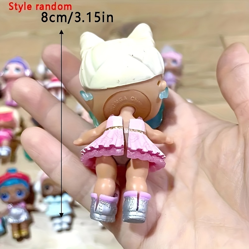 Random Style 3.15-inch Doll, Including Clothes, Shoes and Accessories, Suitable for Creative Play for Youngsters Aged 3-6 - Holiday Party Gift - Image 5