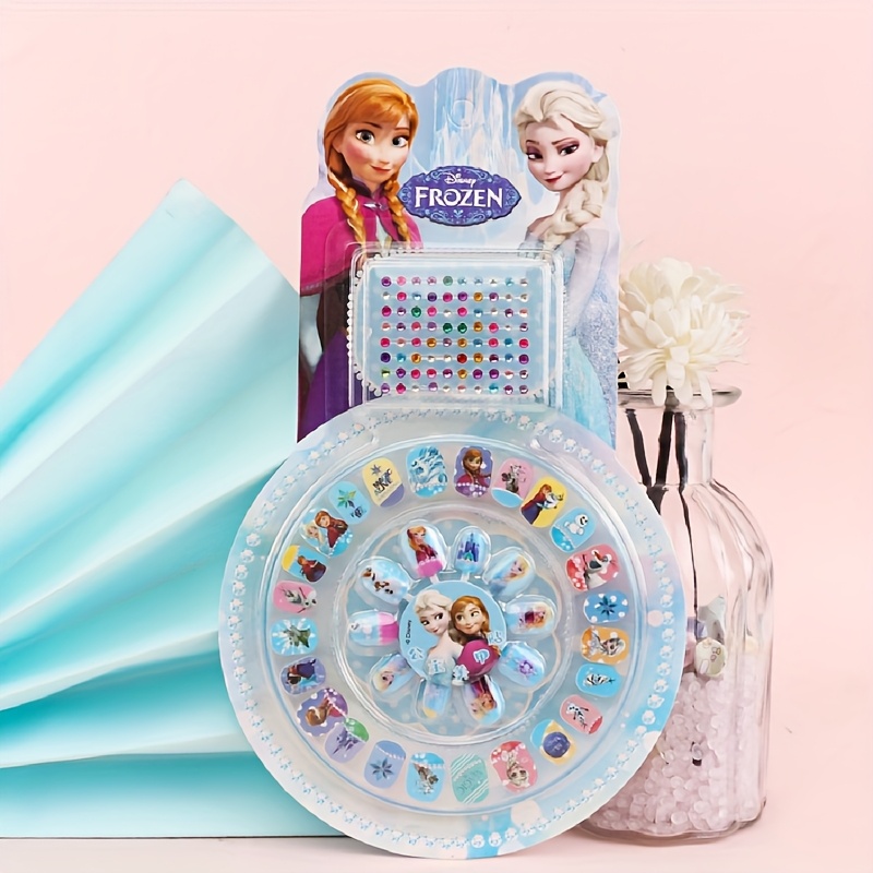 1 Box Disney Nail Stickers - Frozen Elsa Anna, Sofia, Snow White - Random Cartoon Designs, Valentine’s Gift, s Girls Nail Art Decals (New/Old Packaging) - Image 4