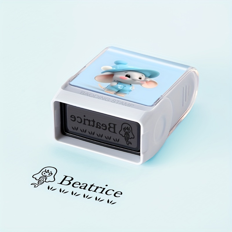 Personalized Elephant Name Stamp – Durable Custom Clothing Label Stamp for School, Camp, and After-School Activities - Image 5