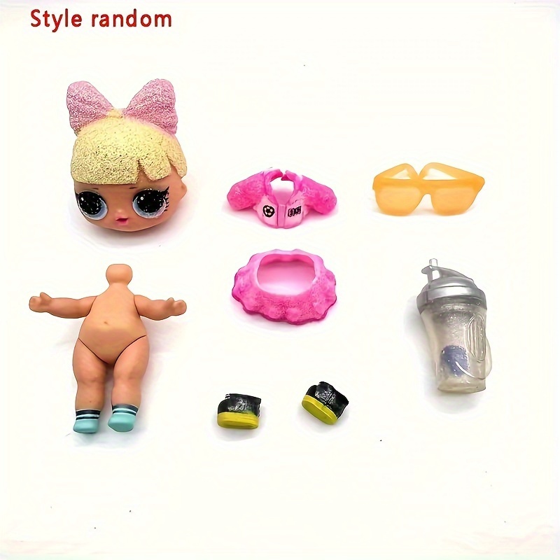 Random Style 3.15-inch Doll, Including Clothes, Shoes and Accessories, Suitable for Creative Play for Youngsters Aged 3-6 - Holiday Party Gift - Image 4