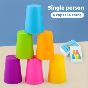 STACKED CUPMulti-laver stackingexercise concentrationMultiple layers can exercise hand-eyecoordination;children can grab, hold, coverbuild, and distinguish colors