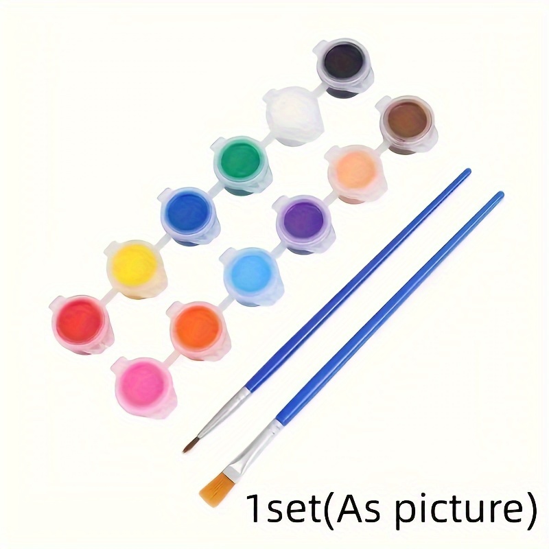12 Colors Watercolor Gouache Paint Art Hand-painted DIY Painting Tools Painting Pen Paint Set Halloween/Thanksgiving Day/Christmas gift - Image 3